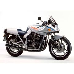 絵画風 壁紙ポスター (はがせるシール式) スズキ GSX1000S (SD / 2型) 刀 カタナ KATANA 1983年 名車 キャラクロ KTN0-002A2 (A2版 594mm×420mm) ＜日本製＞ ウォールステッカー お風呂ポスター