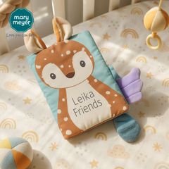 メリーマイヤー ライカ フレンズ カドルブック 33.5cm | Leika 知育 玩具 ベビー 赤ちゃん 用品 かわいい ファーストトイ モンテッソーリ Mary Meyer 布絵本 正規輸入品