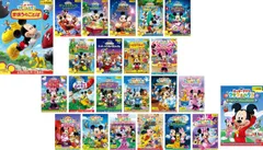 ミッキーマウス クラブハウス(23枚セット)まほうのことば、サンタ、おとぎばなし、ハロウィーン、ビーチ、ふしぎのくに、なつやすみ、うち