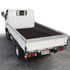 2トラック用 荷台あおり アオリ コの字型カバー 三菱キャンター 日野デュトロ トヨタダイナ アルミ 縞板 車用品 カー用品〔代引不可〕