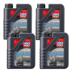 【4本セット】リキモリ　モーターバイクHDシンセ 20W-50（1L）ストリート