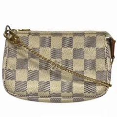 ルイヴィトン　Louis Vuitton　ダミエアズール　ミニポシェットアクセソワール　N58010　ポーチ　バッグ　ハンドバッグ　レディース