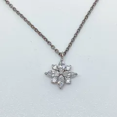 ミスティ　misty シルバー925 お花モチーフデザインネックレス　☆箱あり☆　　　　…e.s