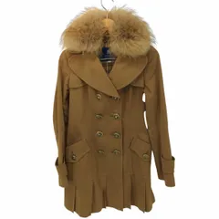 バーバリーブルーレーベル BURBERRY BLUE LABEL トレンチコート レディース UK：38 