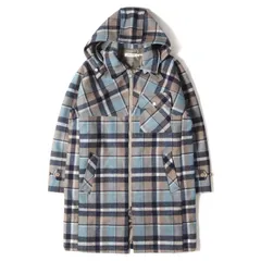 美品 NONNATIVE ノンネイティブ 21W/22S GORE-TEX INFINIUM チェック メルトン コート RANCHER COAT W/P/N/A DOUBLE MELTON OVERPLAID NN-JU4009 ティール ネイビー 1のサムネイル