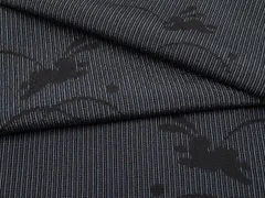 平和屋着物○塩沢紬 市松文様 正絹 逸品 DAAU0672tw