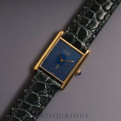 CARTIER カルティエ マストタンク LM 手巻き ラピスラズリ文字盤 新品仕上げ済み