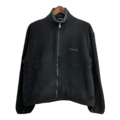 90年代 Timberland ティンバーランド フリースジャケット アウトドア ブラック (メンズ M) 中古 古着 T0953