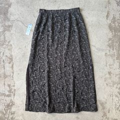 long skirt / 総柄 ロングスカート #a886