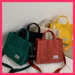 【スタッフおすすめ！】 コーデュロイ ミニトートバッグ 3way 小さめハンドバッグ/無地手持ちカバン/軽量韓国 通勤通学 スクエア ショルダーバッグ コンパクト おすすめ おしゃれ　人気 上品 TZM-275