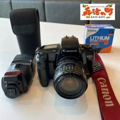 CANON　EOS５　ＱＤ　レンズキット　外付けストロボ付き　南部町