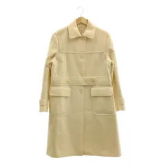 hLam / ラム | ウール シングルコート / 総裏地 | 42 | アイボリー | レディース