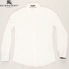 BURBERRY LONDON 長袖シャツ ブラウス ホワイト 三陽商会 - メルカリ