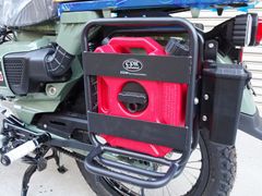 送料込み！HONDA CT125 サイドキャリア＆リザーブサブタンク3L  マッドブラック アウトドア サバイバル ミリタリー
