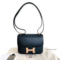 HERMES コンスタンス ミニ18 黒 エプソン Rose Gold ミロワージュ 新品未使用