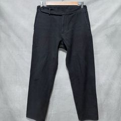 COLINA コリーナ Sashiko Curve Slacks 手染め 刺し子 イージー カーブ テーパード パンツ size.S 墨黒 型番.173PT02