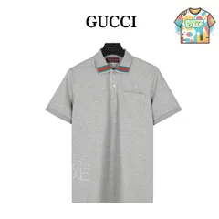 【今日特価】Gucci 2025SS 襟パネルカラーブロック ポロシャツ-1