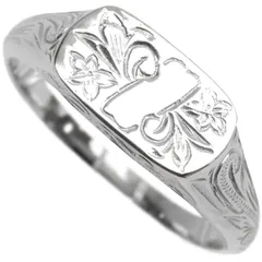 ハワイアンジュエリー リング ステンレス 指輪 レディース メンズ つけっぱなし 金属アレルギー対応 花 プルメリア スクロール プレゼント スチールシルバー grs8922s