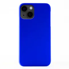 iPhone13 mini ケース アイフォン13ミニ  耐衝撃 シンプル さらさら ハード ケース 【Color】 ブルー