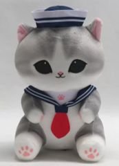 【中古】ぬいぐるみ セーラーにゃん(濃い青色) BIGぬいぐるみ 「mofusand」
