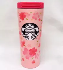 【中古】マグカップ・湯のみ さくら2019 ステンレスタンブラーブリーズピンク355ml 「スターバックスコーヒー」