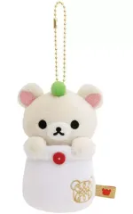 【中古】キーホルダー コリラックマ(シュウマイ) もっと!中華シリーズ! ぶらさげぬいぐるみ 「リラックマ」