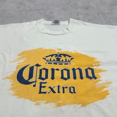 90s~ "CORONA Extra" 企業t ビンテージt FRUIT OF THE LOOM 袖裾シングル 古着