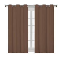 おしゃれ ハトメ型 北欧 1枚入り 目隠し ブラウン 省エネル 丈130cm uvカット 幅100cm 防寒 1級遮光カーテン 間仕切り Dehome 断熱