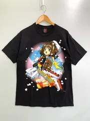 【中古品】 CARDCAPTOR SAKURA カードキャプターさくら ×GEEKS RULE ギークスルール PRINT TEE ショートスリーブ サイズ：L カラー：ブラック メンズ 【142-250415-AS-14-min】