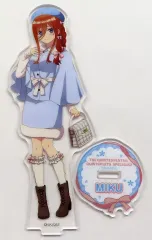 【中古】アクリルスタンド・アクリルパネル 中野三玖(冬デート服) アクリルスタンド 「五等分の花嫁＊」 ファミリーマート限定