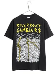 【お得なクーポン配布中!】 00s バンド スカル グラフィック イラスト プリント Tシャツ メンズ M 00年代 オールド ロック ドクロ 音物 ヘビーウェイト モノトーン 黒