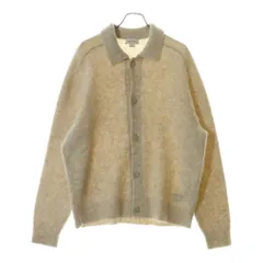 Calvin Klein (カルバンクライン) BUTTON COLLAR KNIT CARDIGAN ボタンカラー ニットカーディガン アイボリー J326675のサムネイル