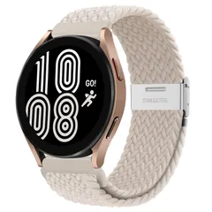 【人気商品】2用編組ナイロンループバンド20mm（工具が要らなく、気軽に差し替える)、スターライト 41mm/Active 45mm/3 Pro 47mm/5 43mm 46mm 44mm 42mm 40mm Classicバンド Classic/5/4/4