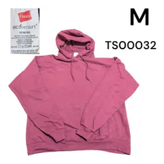 ヘインズHanes古着無地パーカーMえんじ　フーディー　TS00032のサムネイル