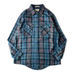 77 50s PENNY'S ヘビーネルシャツ ヘビネル マチネル L 40s 50s 復刻 BIG YANK マチ付き ヘビーネルシャツ ネルシャツ