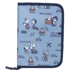 【メール便】スヌーピー トラベルポーチ マルチポーチ Have a nice trip ピーナッツ カミオジャパン 母子手帳 おくすり手帳 お薬手帳 通帳 旅行 キャラクター グッズ 