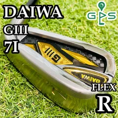ダイワ ジースリー DAIWA GⅢ アイアン 単品 7番 メンズ 3S R 右 ダイワ ジースリー DAIWA GⅢ アイアン 単品 7番 メンズ 3S R 右