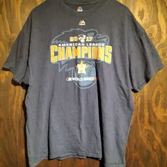 MLB ヒューストン•アストロズ 2017年ア•リーグ優勝記念モデルTシャツ