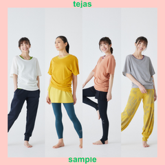 ＜tejas(テジャス)＞taranga-tops [TL231422] Tシャツ トップス ヨガウェア サンプル品