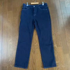 UNIQLO JEANS ユニクロ ストレッチスリムアンクルジーンズ 27(68.5cm)  ネイビー レディース