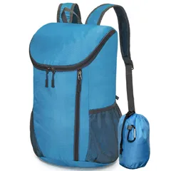 【新着商品】男女兼用 旅行用 かばん ハイキング アウトドア シンプルなデザイン メンズ 耐久性 防水 折り畳み 収納袋付き 人気 大容量 超軽量 リュック 折りたたみ リュックサック [潤木社]