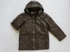 マヨラル mayoral アウトレット 子供服 男の子 約 120cm 130cm 長袖 中綿 ブルゾン ジャンパー 茶色 フード 秋 冬 ★4 アウター 冬服 ボーイズ 男児 キッズ 【中古】 ユーズド リサイクル 古着 子ども服 こども