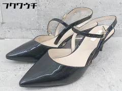 ◇ Mathilda マチルダ ポインテッドトゥ ストラップ パンプス 23.5ｃｍ ブラック レディース 【中古】 【1002801682026】