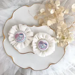 マタニティロゼット♡マタニティチャーム♡シフォンロゼット