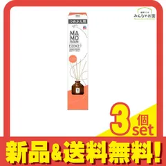 マモルームエッセンス 虫よけスティック くつろぎのバニラウッド 70mL (詰め替え用) 3個セット まとめ売り