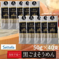 島原手延べ黒ごまそうめん 4束袋×10個セット