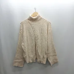 ◇ ⊇ mystic ミスティック タートルネック 長袖 ニット サイズF アイボリー レディース E  【1502060016445】