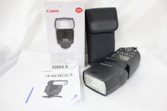 【美品 返品保証】 【元箱付き】キャノン Canon Speedlite 430 EX II ソフトケース付き フラッシュ ストロボ  M6366