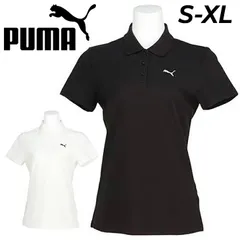 プーマ 半袖 ポロシャツ レディース PUMA ESS プーマロゴ ポロ トレーニングシャツ  スポーツウェア 女性 トップス 半袖シャツ    服 レディースウエア  /687615
