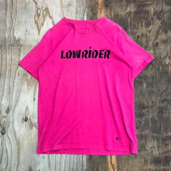 LOWRIDER ローライダー Tシャツ 裏原 ARCHIVE 恵比寿系 ビビッド ピンク ロゴ 日本製 VINTAGE 古着 MF162のサムネイル